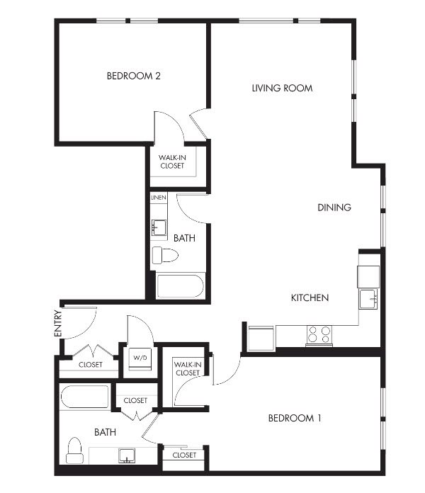 Anthology_Issaquah WA_Floor Plan_Podium L_Two Bedroom Two Bathroom Anthology_Issaquah WA_Floor Plan_Podium L_Two Bedroom Two Bathroom